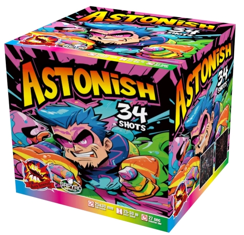 Astonish 34 shots 25-30 mm