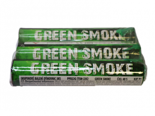 Dymovnica Green Smoke Zelená 3 ks