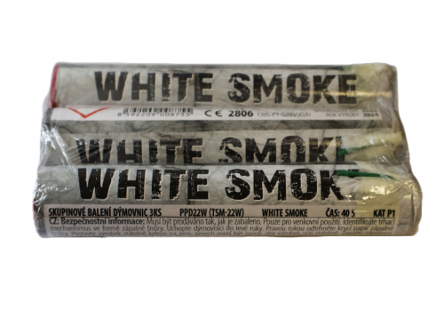 Dymovnica White Smoke Biela 3 ks