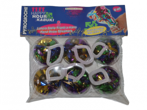 Handheld Confetti Happy Hour 6 pcs