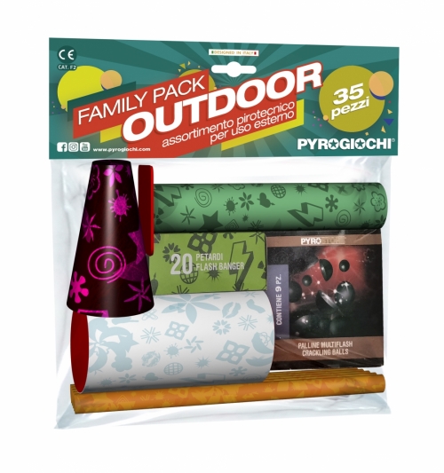 Pyrotechnická sada Family Pack Outdoor 35 ks