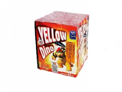 Yellow Dino 25 ran / 20 mm