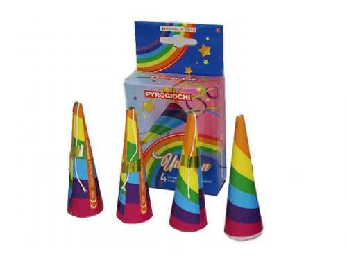 Party Popper Unicorn 4 ks